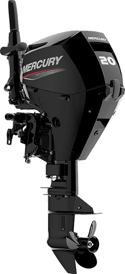 High-performance Mercury boat motor for fishing and water sports. Durable, reliable outboard engine.
