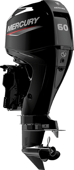 High-performance Mercury 60 HP outboard motor for fishing and boating. Reliable marine engine for sale.