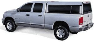 High-quality pickup truck featuring a durable truck cap for versatile storage and rugged performance.