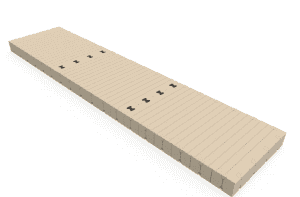 Official shuffleboard table for sports and entertainment at Camp & Cruise. Durable, high-quality shuffleboard equipment.