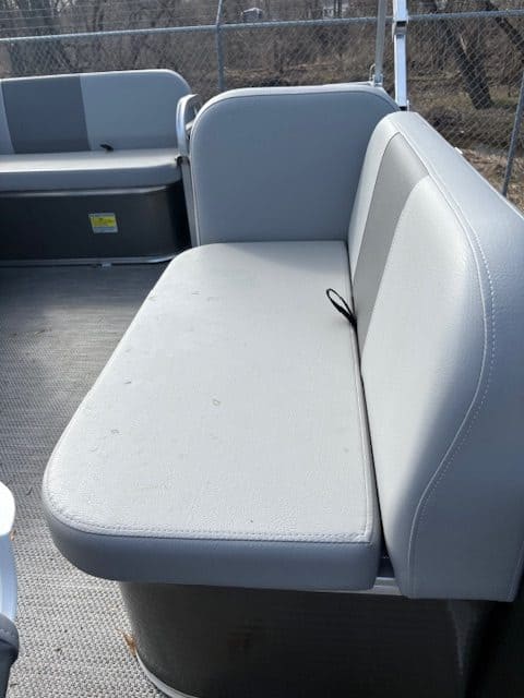 Benches at Hall's Sport Center for sports events and outdoor activities.